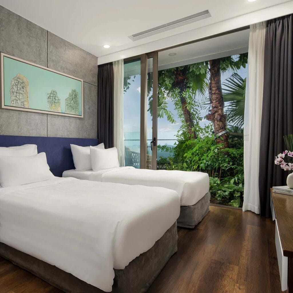 Vietnam lakeside resort