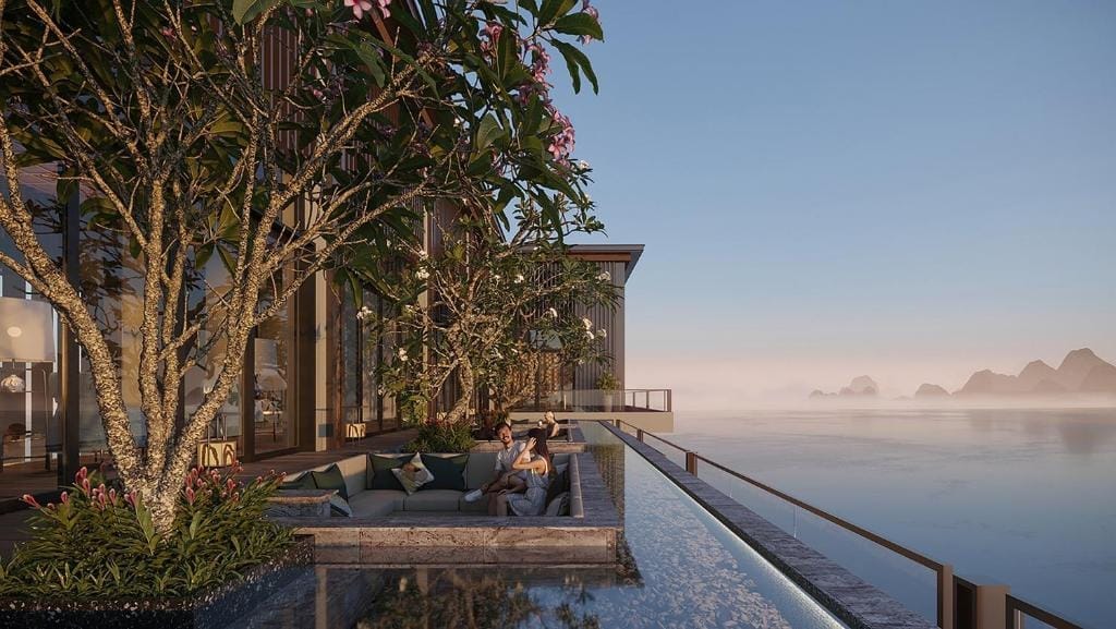Luxury resort in Ha Long Bay