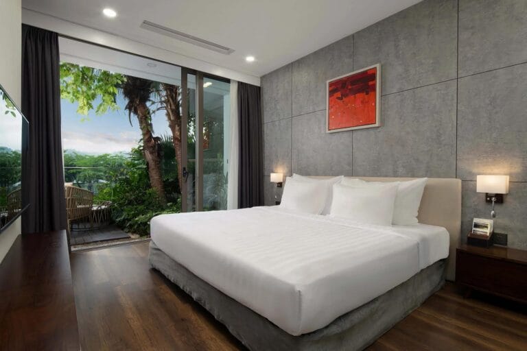 Vietnam lakeside resort